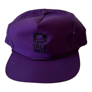 Vintage Taco Bell Logo Snapback Hat – Purple